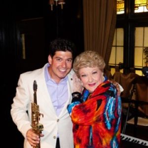 Danny Bacher, after performance with legend Marilyn Maye. Photo courtesy of Stephen Sorokoff
